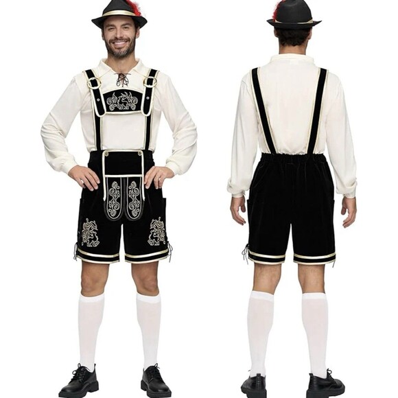 Spooktacular Creations Men’s German Bavarian Oktoberfest Costume Set size Medium - Picture 5 of 5